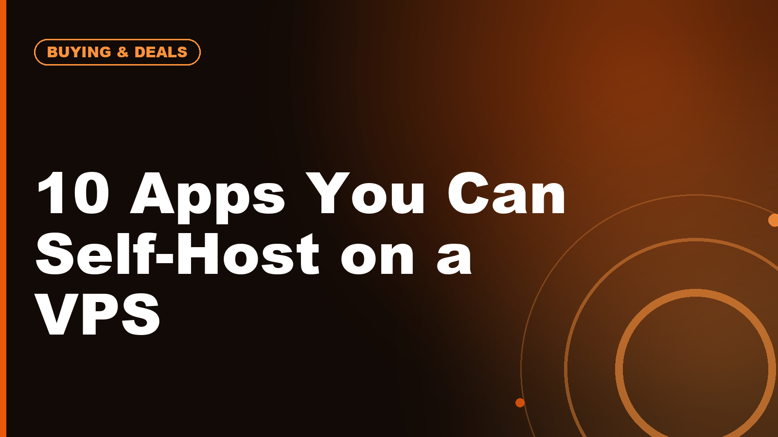 What You Can Self-Host on a VPS: One-Click Apps Worth Knowing